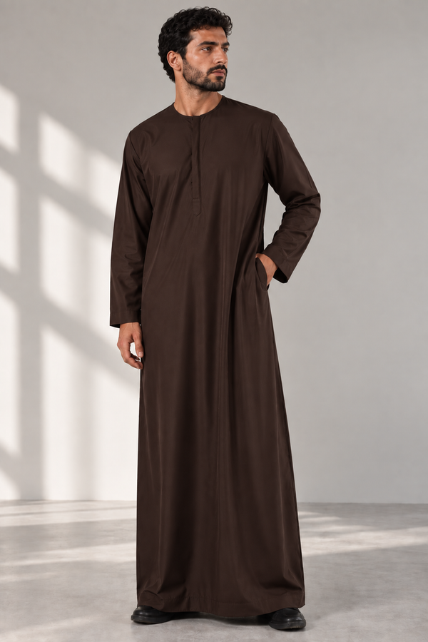 Men’s Islamic Long Sleeve Kurta Robe