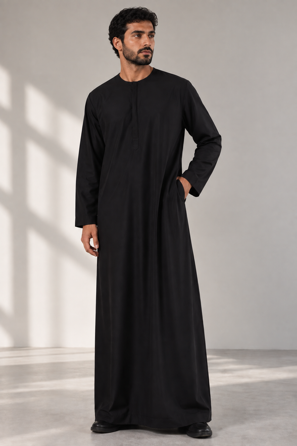 Men’s Islamic Long Sleeve Kurta Robe